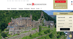 Desktop Screenshot of burg-reichenstein.com